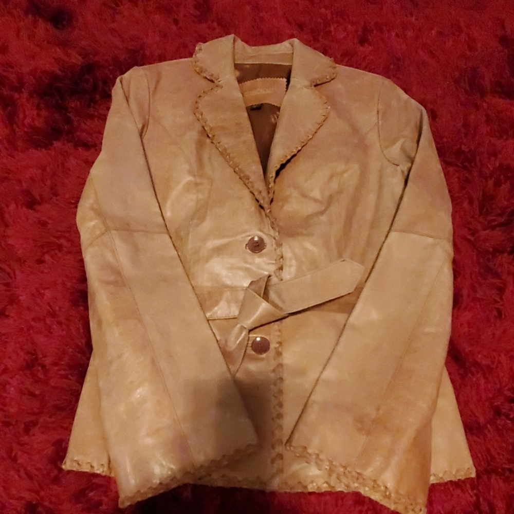 Leather Blazer